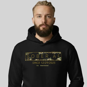 HW sober af camo men hoodie