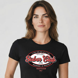 HW sober club women tee